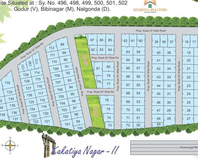 Sahasra Gardens in Bibinagar, Hyderabad | Buy, Sale Plot Online